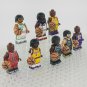 8pcs NBA Basketball Players Minifigures Set Kobe Curry Jordan Durant Harden