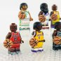 8pcs NBA Basketball Players Minifigures Set Kobe Curry Jordan Durant Harden