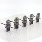 5pcs Medieval England House of Lancaster Swordsman Minifigures Accessories