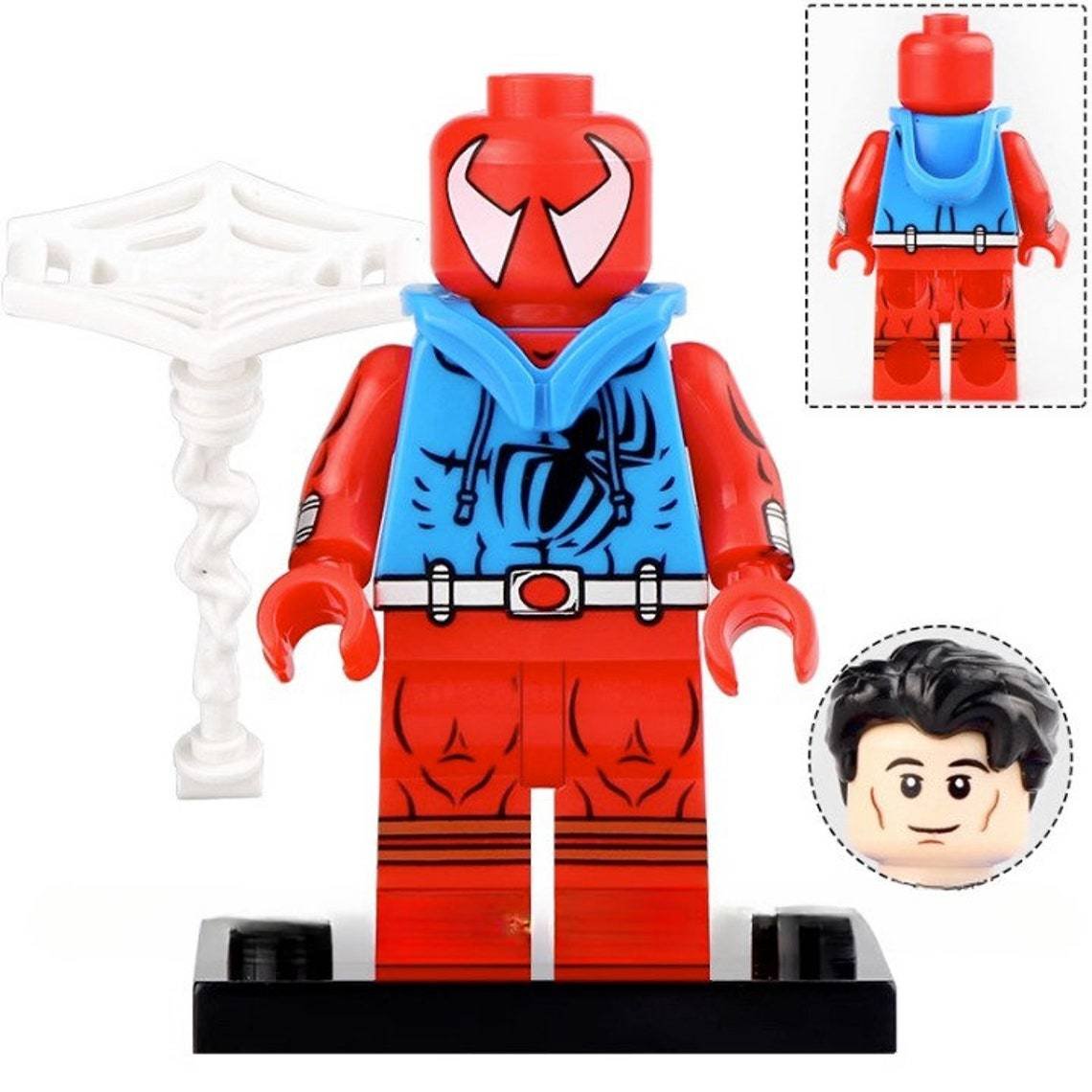 Scarlet Spider Minifigures Spider Man Across The Spider Verse