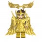6pcs Saint Seiya Gold Saints Minifigures Set Leo Aiolia Aquarius Scorpio Cancer