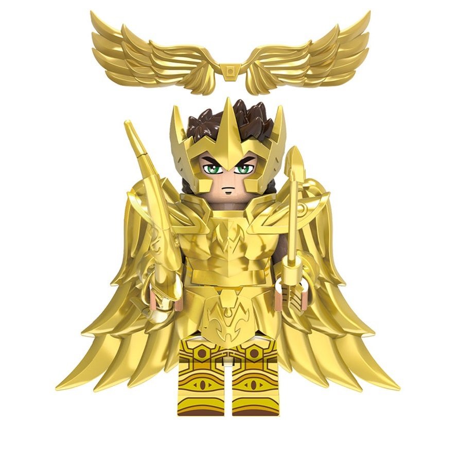 Saint Seiya Gold Saint Sagittarius Aiolos Minifigures Weapons and Accessories
