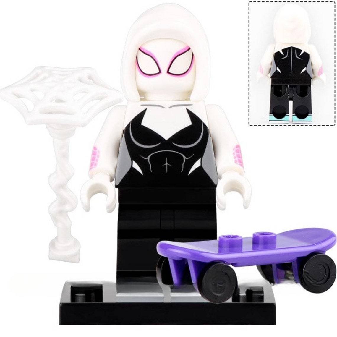 Spider-Man Across the Spider-Verse Spider-Gwen Minifigures Accessories
