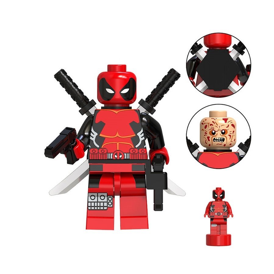 Deadpool (Wade Wilson) Minifigures Weapons and Accessories