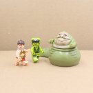 3pcs Star Wars Jabba the Hutt with Slave Girls Leia Oola Minifigures Set