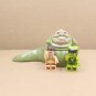 3pcs Star Wars Jabba the Hutt with Slave Girls Leia Oola Minifigures Set