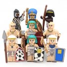 9pcs Ancient Pharaoh Egyptian Warriors and Nubian Warriors Minifigures Set