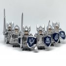 6pcs The Lord of the Rings The Swan Knights of Dol Amroth Gondor Minifigures Set