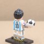4pcs Football Soccer Players Minifigures set Messi Mbappe Ronaldo Maradona