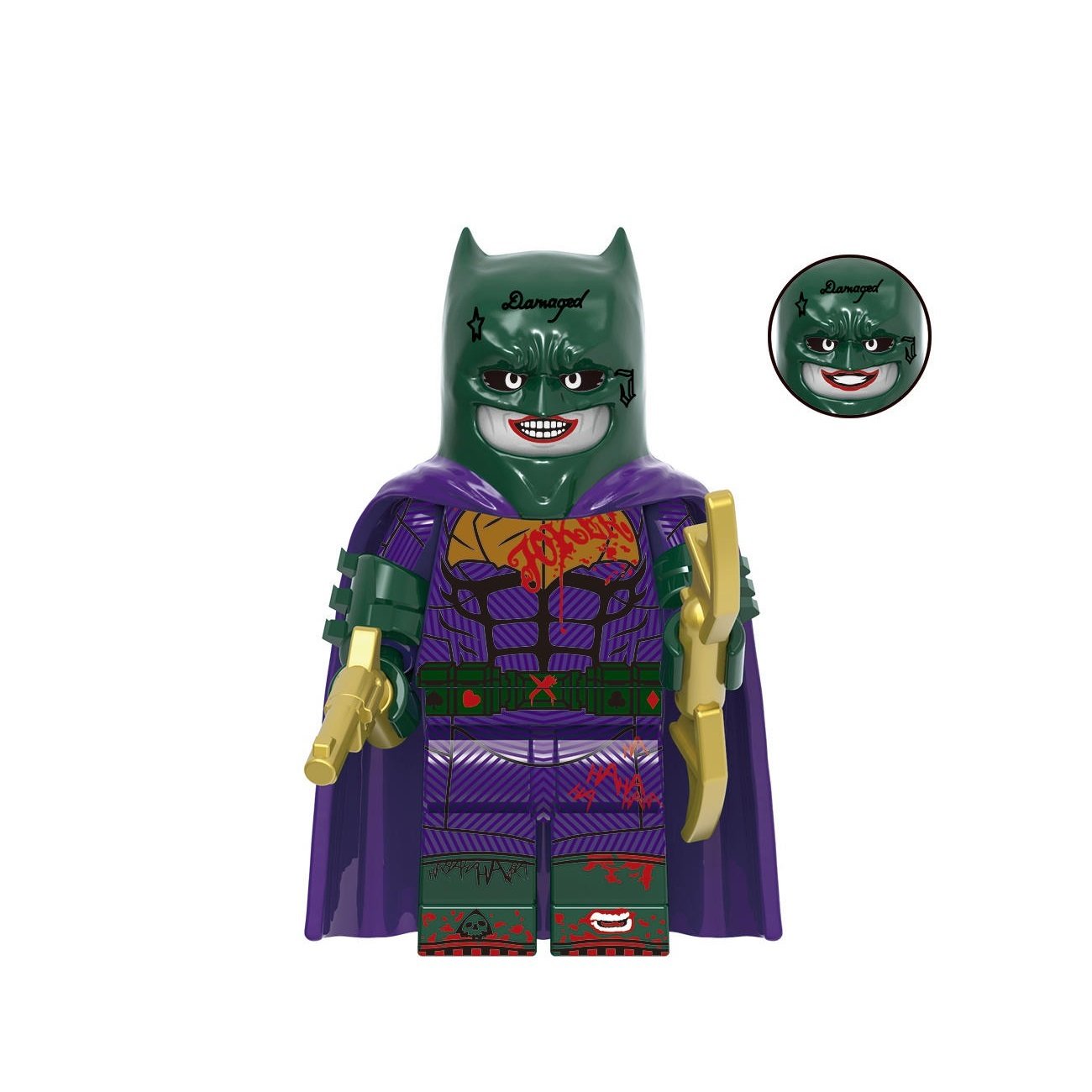 The Joker (Batman Imposter Version) Minifigures Weapons and Accessories
