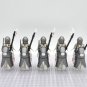 10pcs Mounted Knights Templar Armored Warhorse Minifigures Set
