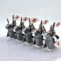 10pcs Mounted Knights Templar Armored Warhorse Minifigures Set