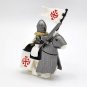 10pcs Mounted Knights of the Holy Sepulchre Armored Warhorse Minifigures Set