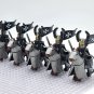 10pcs Mounted Knights Hospitallers Armored Warhorse Minifigures Set