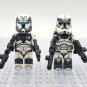 8pcs Star Wars 104th Battalion Wolfpack Squad Clone troopers Minifigures Set