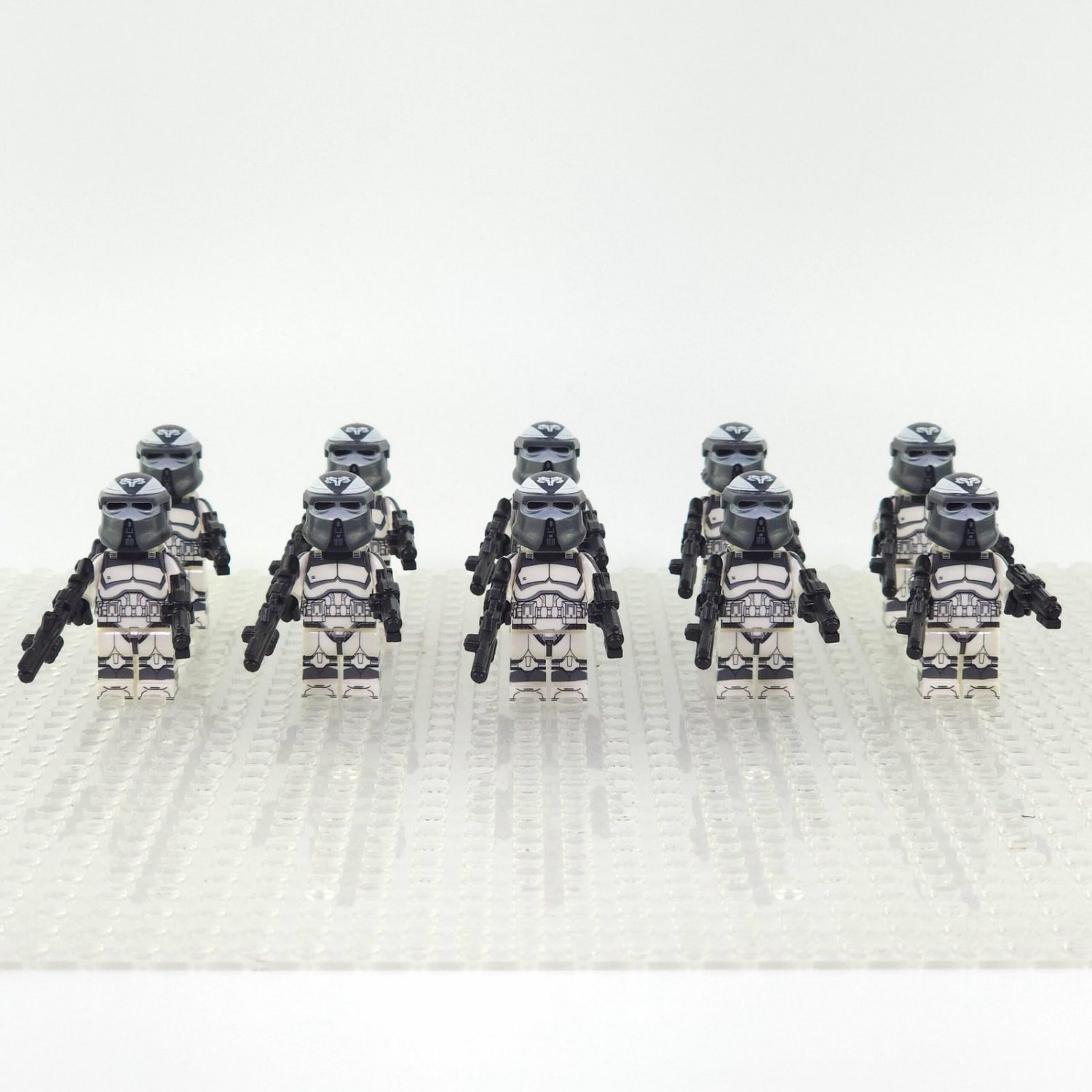10pcs Star Wars 104th Battalion Wolfpack AT-RT Drivers Minifigures Set