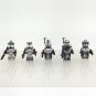 5pcs Star Wars 104th Battalion Wolfpack Wolffe Boost Captain Minifigures Set