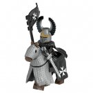 2pcs The Knights Hospitaller War Horse Flag Minifigures Weapons Accessories