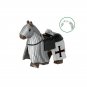 2pcs The Teutonic Knight War Horse Flag Minifigures Weapons and Accessories