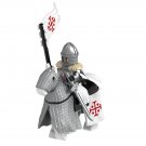 2pcs Knight of the Holy Sepulchre War Horse Flag Minifigures Accessories