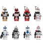 8pcs Star Wars ARC troopers Captain Fordo Keeli Wolfpack Minifigures Set