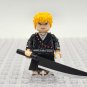 8pcs Anime Bleach Ichigo Kurosaki Retsu Kenpachi Byakuya Minifigures Set