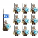10pcs Game of Thrones House Arryn Army Soldiers Minifigures Set