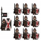 10pcs Game of Thrones House Bolton Army Soldiers Minifigures Set