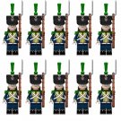 10pcs Napoleonic Wars Hessian Light Infantry Minifigures Set