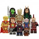 8pcs Guardians of the Galaxy Vol. 3 Minifigures Set Groot Drax Mantis Kraglin