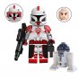 4pcs Star Wars Phase 1 Clone Commander Fox Stone Ganch Bly Minifigures Set