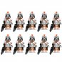 10pcs Star Wars 212th Attack Battalion Clone Heavy Troopers Minifigures Set