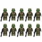 10pcs Star Wars 41st Scout Battalion Scout Troopers Minifigures Set