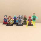 7pcs Justice League Aquaman Martian Manhunter Green Lantern Minifigures Set