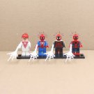 4pcs Marvel Spinneret Spider-Man Advanced Suit Unlimited Minifigures Set