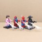 4pcs Spider-man Noir Peter B Parker Scarlet Spider Spectacular Minifigures Set