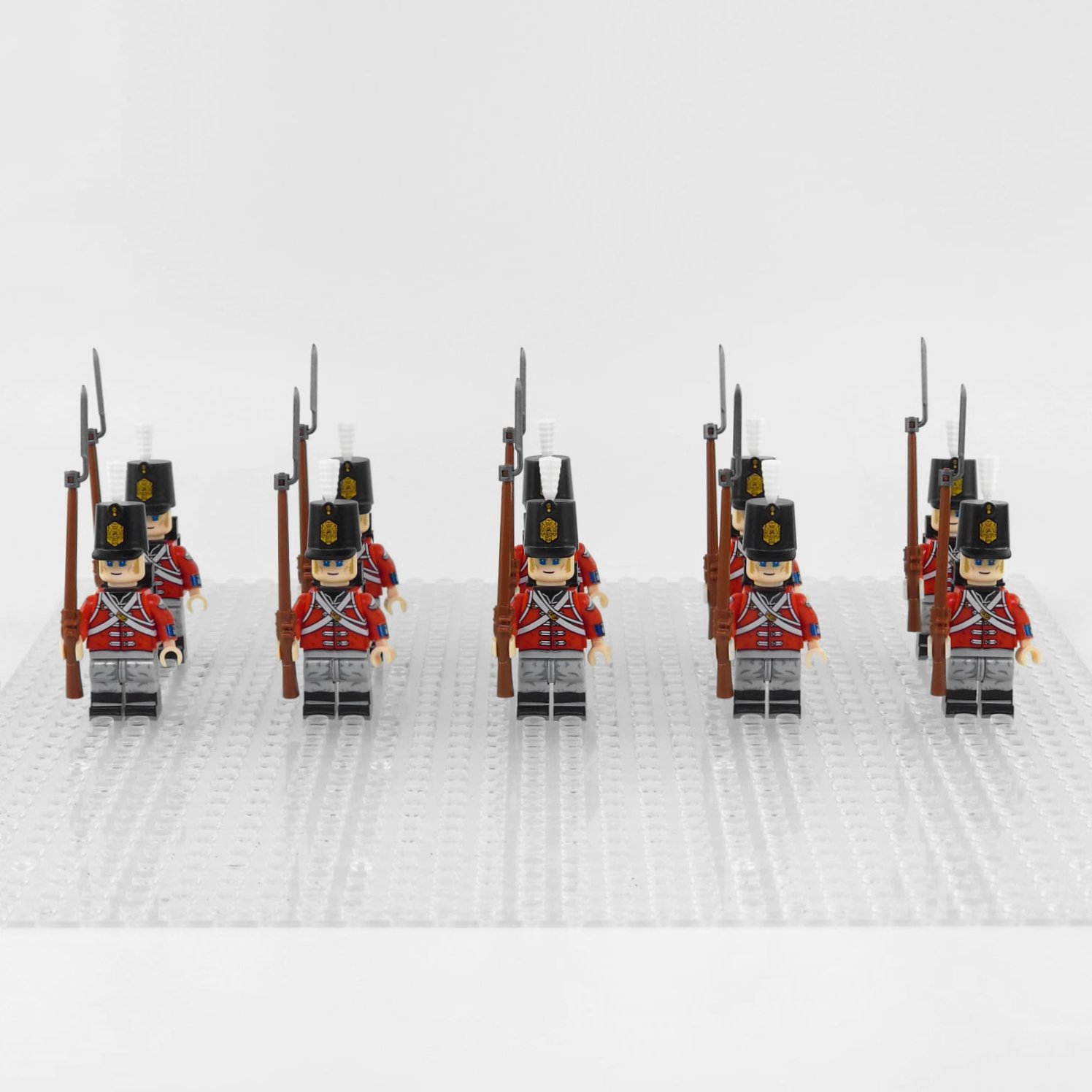 10pcs The King's German Legion KGL Line Infantry Napoleonic Wars Minifigures Set
