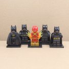 5pcs The Flash and Batman DC Comics Superhero Minifigures Set