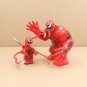 2pcs Big Size Carnage and Baby Carnage Marvel Venom Spider-Man Minifigures Set