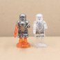 2pcs Tony Stark Iron Man Mark I Minifigures set Normal and Transparent