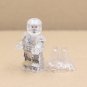 2pcs Tony Stark Iron Man Mark I Minifigures set Normal and Transparent