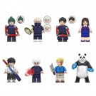 8pcs Jujutsu Kaisen Geto Gojo Toge Inumaki Yuta Okkotsu Panda Minifigures Set