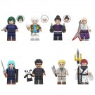 8pcs Jujutsu Kaisen Minifigures Set Satoru Gojo Kasumi  Sukuna Yaga Gakuganji