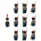 10pcs French Artillery Soldiers Napoleonic Wars Minifigures Set