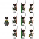 10pcs Russian Artillery Army Napoleonic Wars Minifigures Set