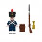 8pcs Napoleonic Wars French Artillery and Russian Artillery Army Minifigures Set