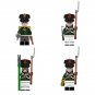 4pcs Napoleonic Wars Russian Artillery Soldiers Minifigures Set
