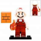 Fire Mario Minifigures Super Mario Brothers