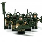 5pcs Warhammer 40K Imperial Guard Astra Militarum Cadians Minifigures Set