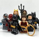 8pcs Superhero DC Justice League Superman Batman Flash Aquaman Minifigures Set